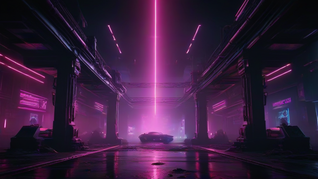 Cyberpunk Neon Studio Teaser – AI Concept Art Vol 1
